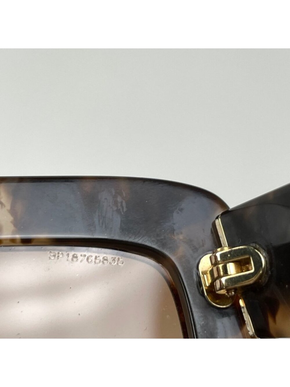 Prada Logo Sunglasses Eyewear Acetate Brown - Picture 4 of 6